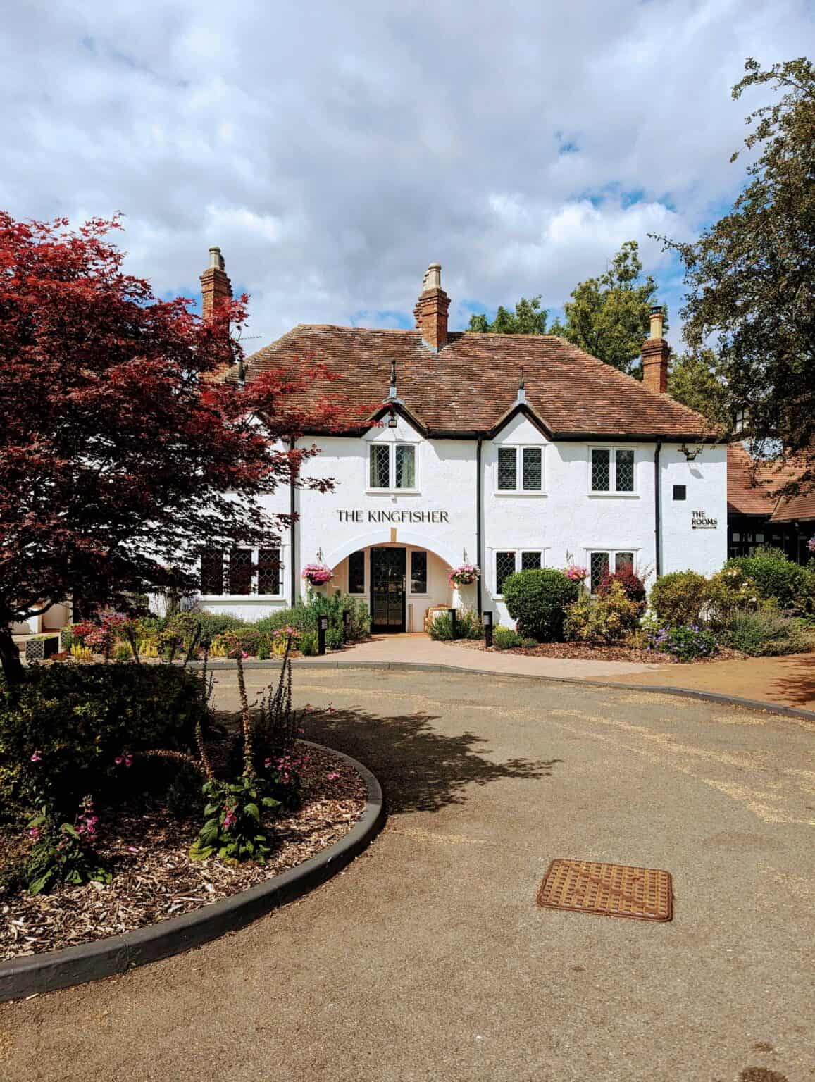 Outside The Kingfisher Pub in Bedford