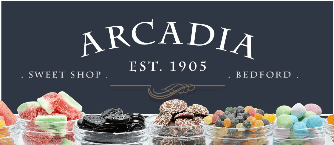 Arcadia sweet shop in Bedford