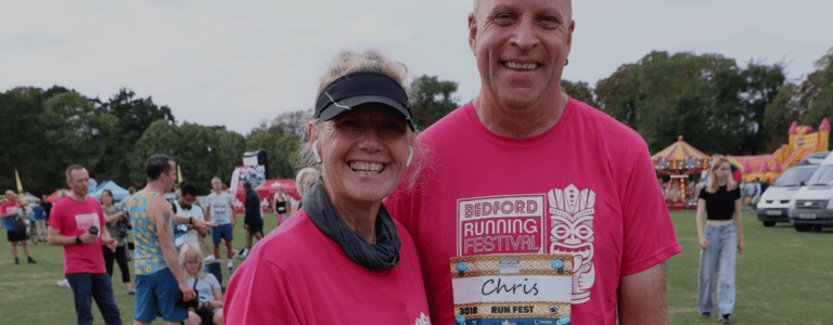 Finishers at Bedford Running Festival