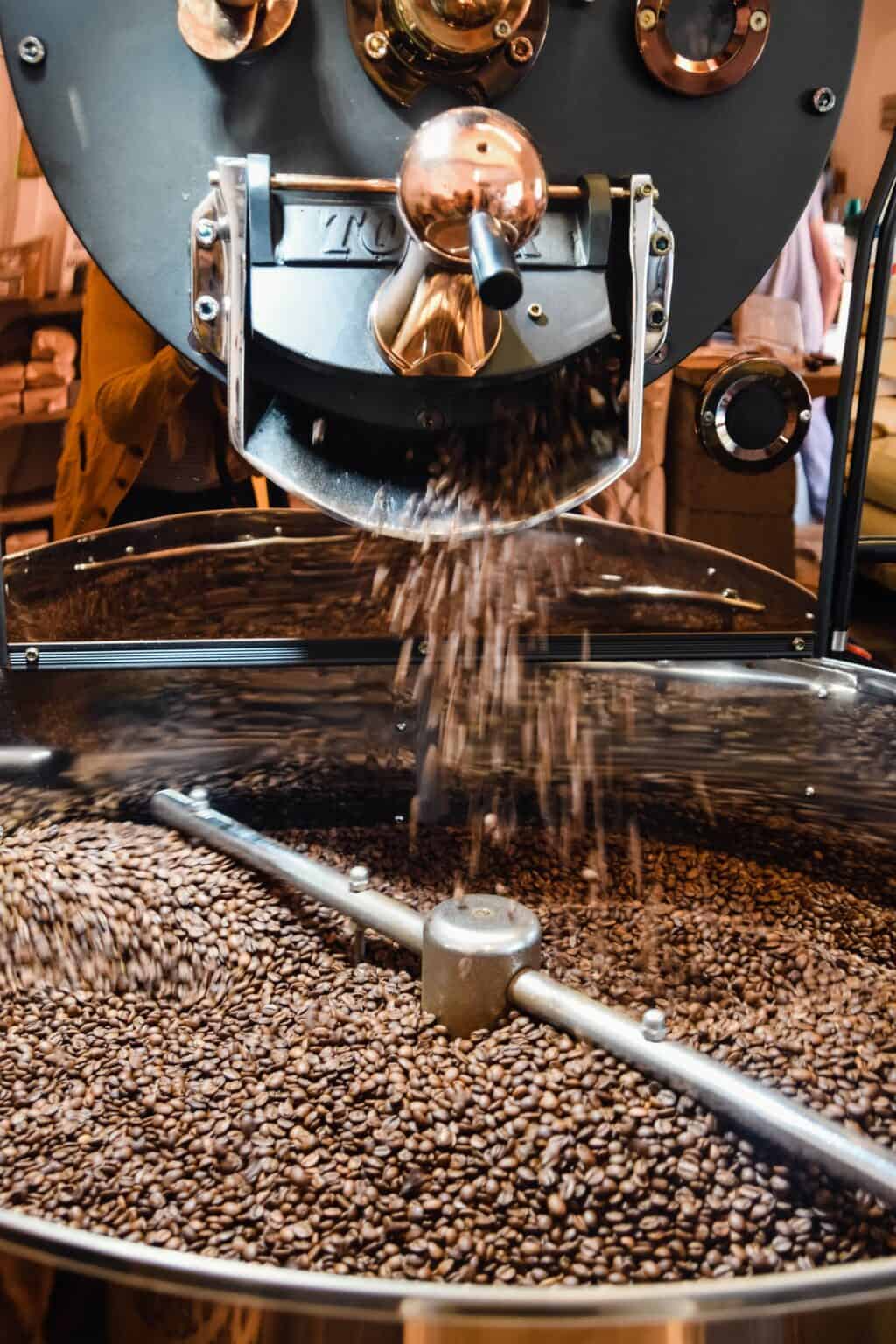 Wooden Hill Coffee roasting