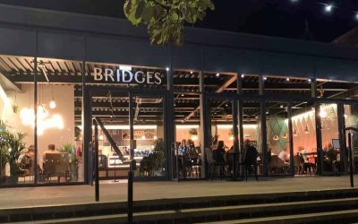 Bridges Espresso Bar by night